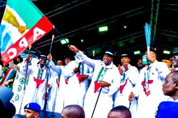 Shettima receives Gov Diri into APC