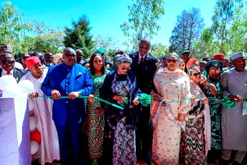 First lady donates N250m to NIPSS, inaugurates gender centre