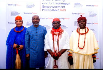 Gov Oborevwori commends Transcorp Power as GENCO’s CSR initiative graduates 75 Nigerians with seed capital in Delta