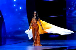 [Video] Miss Jamaica rushed to hospital after falling off Miss Universe stage