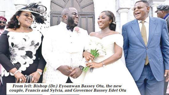 Gov Otu speaks of ‘divine moment’ as son marries