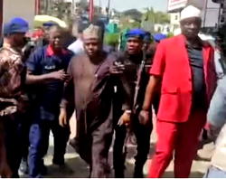 PDP crisis: Tear gas rains as Wike, governors lock horns in 3-hour Abuja standoff