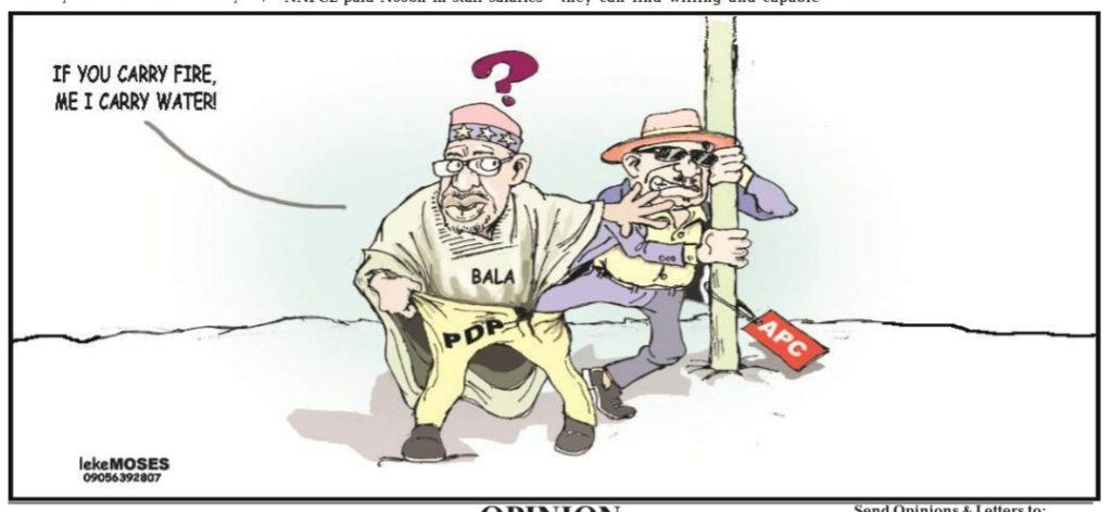 Cartoon: Your Excellency, referee is confused