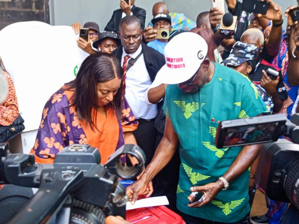Just In: Soludo casts vote, alleges vote buying in Anambra election