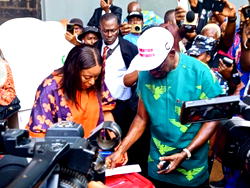 Just In: Soludo casts vote, alleges vote buying in Anambra election