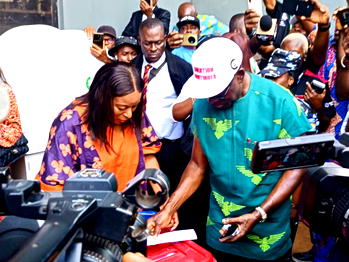 Just In: Soludo casts vote, alleges vote buying in Anambra election