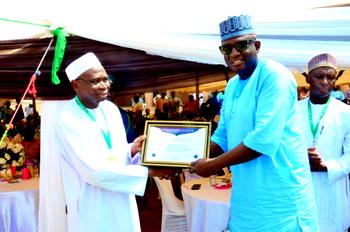 Federal University of Lafia honors Abubakar Kent Mohammed with Certificate of Excellent Service