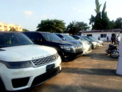 Police recover nine exotic vehicles, weapons as Lagos records improved security