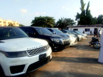 Police recover nine exotic vehicles, weapons as Lagos records improved security