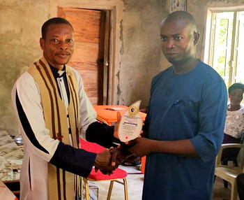 Gov Mbah’s aide bags award as ECWA church honours development champions in Nomeh community