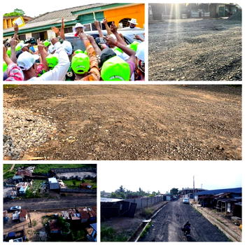 Residents applaud Ajadi’s role in road rehabilitation in Torotoro, Ibafo