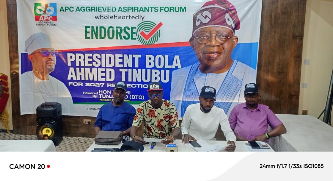 2027: Ondo APC aggrieved aspirants drum support for Tinubu’s re-election