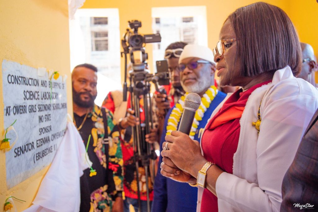 Senator Onyewuchi gifts Science, ICT facilities to Imo schools