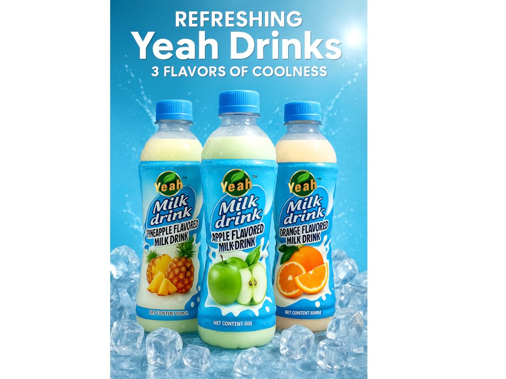 Yeah! Launches an Exciting Trio of Fruit-Infused Milk Flavoured Drinks – A Taste of Joy in Every Sip