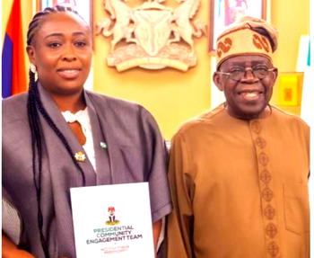 Moremi Ojudu presents South-West community engagement report to President Tinubu