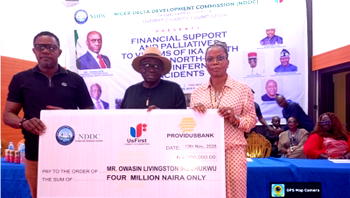 NDDC supports victims of Agbor fire incidents