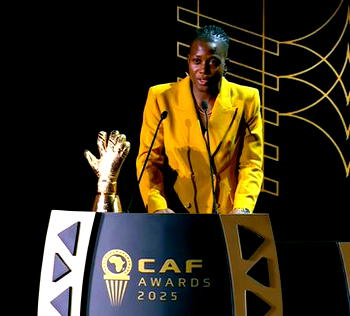 Super Falcons’ Nnadozie wins third straight CAF goalkeeper of the year award