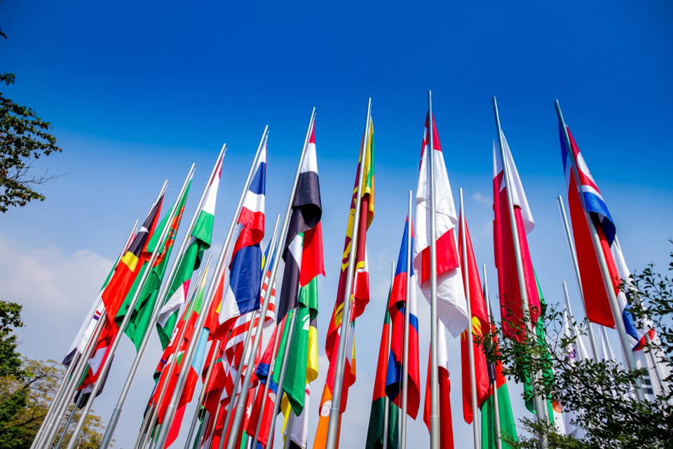 Top 10 countries with the highest number of languages