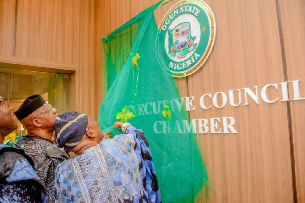 Gov Abiodun unveils newly renovated State Exco Chamber
