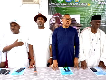 Integrity group endorses  Oborevwori for second term, reaffirms commitment to MORE Agenda