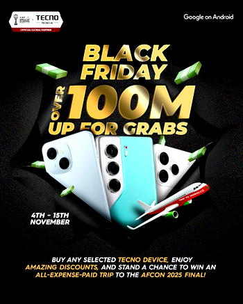 Join the excitement as TECNO’s Black Friday Sales kicks off: Special Offers for new gadgets Spark Slim and Megapad SE/Pro