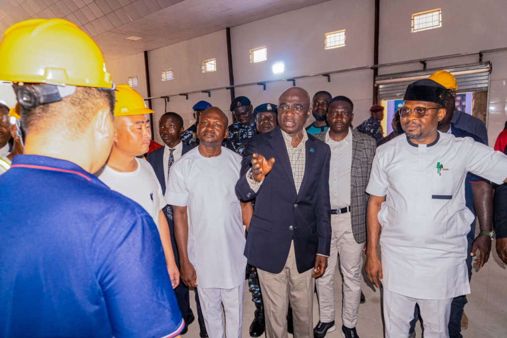 Benue Gov, Rev Fr Alia, inspects new Brewery, vows industrial takeoff
