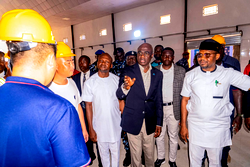 Benue Gov, Rev Fr Alia, inspects new Brewery, vows industrial takeoff