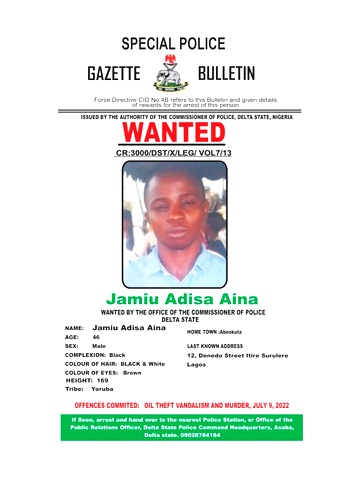 Police Declare Generator Repairer Wanted for Murder, Others