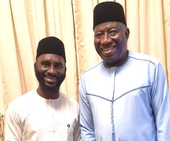 Yahaya Guregi celebrates Jonathan on his birthday