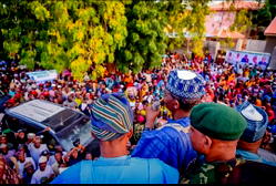 Gusau residents storm streets to welcome Minister Matawalle