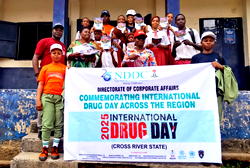 Calabar launches massive NDDC – led campaign against drug abuse among youths