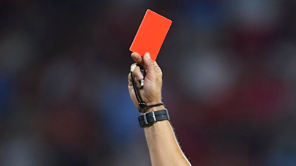 10 clubs with most red cards in a Premier League season