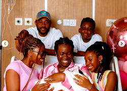Comedian Real Warri Pikin welcomes third child with husband