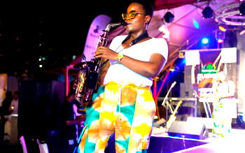 Saxophonist Phebean ‘Saxoqueen’ celebrates jazz, afrocentric fusion at Felabration