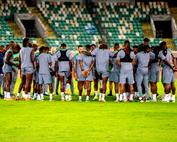 S/Eagles in high spirits as Osimhen arrives team’s AFCON camp in Cairo