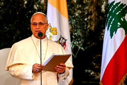 I won’t be ‘bystander’ to human rights abuses, Pope Leo declares