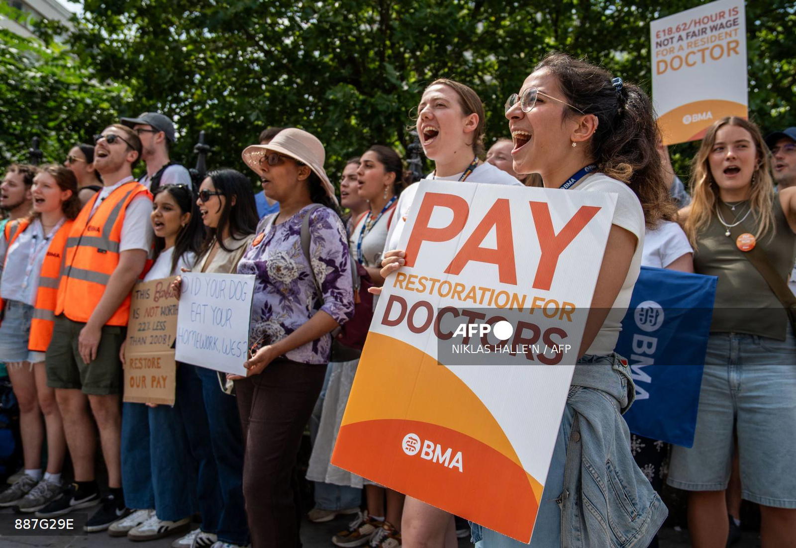 Doctors in England to strike as ‘super flu’ surges