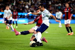 Bologna win shoot-out with Inter to reach Italian Super Cup final