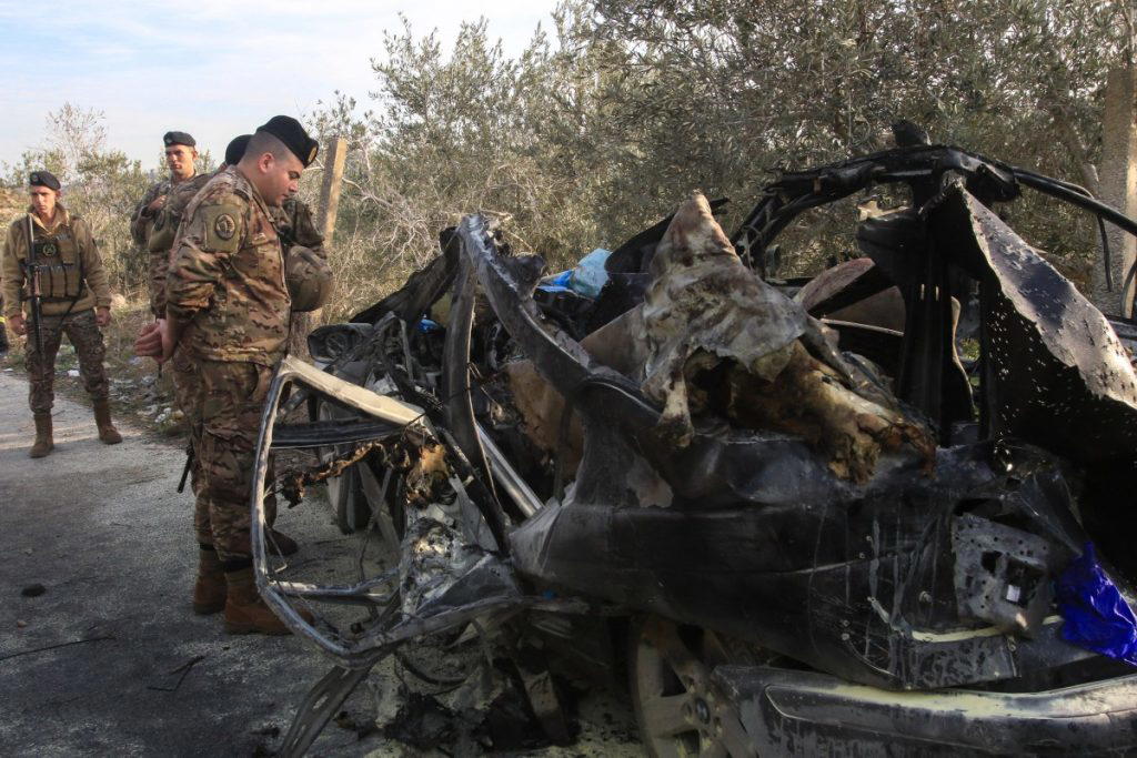 Israel army says striking Hezbollah targets in Lebanon