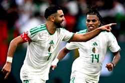 ‘I am afraid’ – Mahrez jokes ahead of Nigeria clash