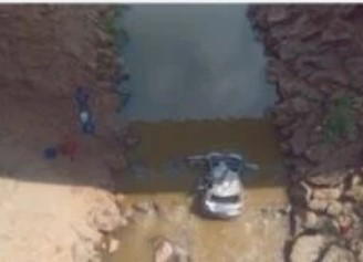 Car somersaults into Abuja stream