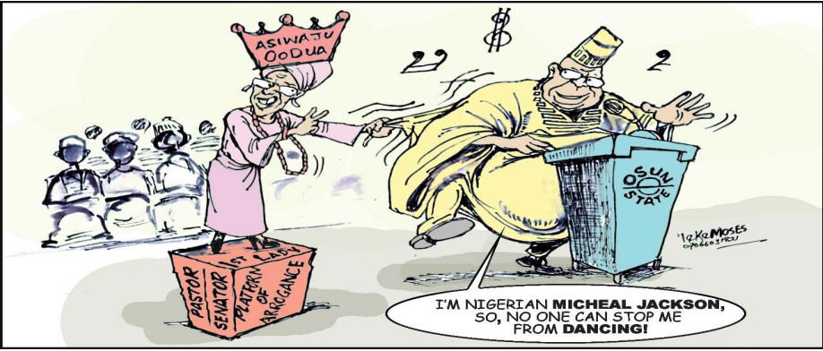 Cartoon: ‘Moonwalk, your excellencies, moonwalk’