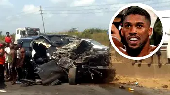 Lexus SUV driver arrested over Anthony Joshua accident