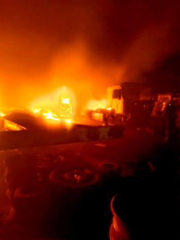 4 shops razed by fire at Ikotun