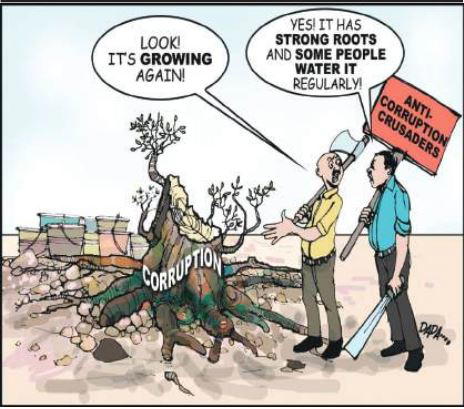 Cartoon: Who's watering this tree?