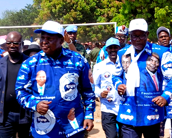 The presidential campaign of Faustin Archange Touadéra starts in Sibut