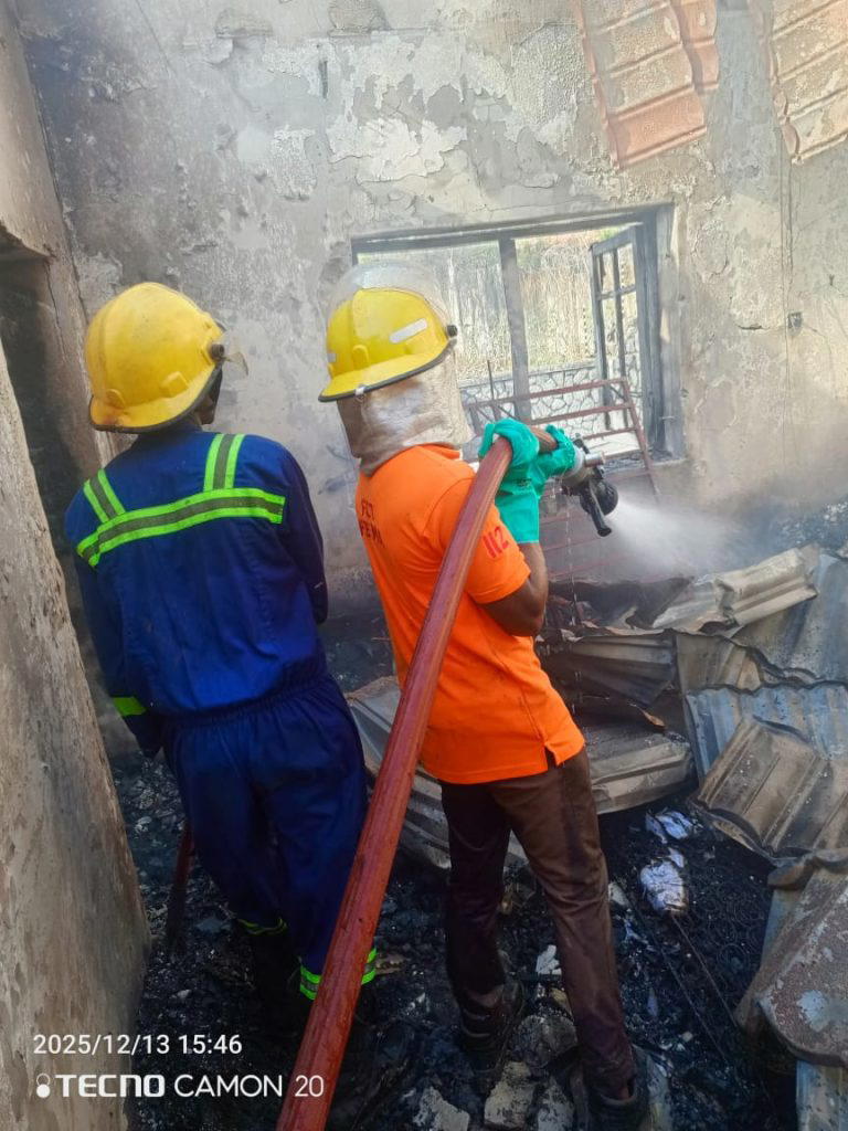 Millions lost as fire razes ex-governor’s Abuja building