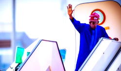 Tinubu departs Lagos for Europe ahead of Abu Dhabi sustainability summit