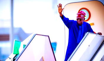 Tinubu departs Lagos for Europe ahead of Abu Dhabi sustainability summit