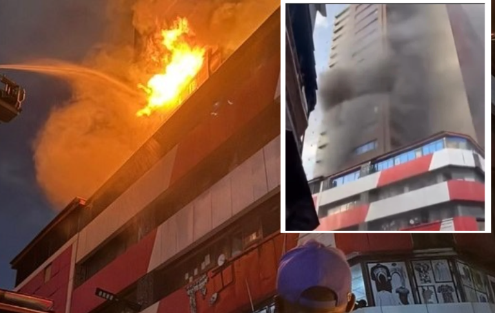 Fire guts 25-storey Great Nigeria Insurance House in Lagos